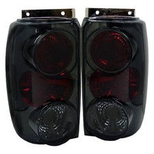 For Ford Explorer 95-97 Driver Passenger Side Black Redsmoke Euro Tail Lights For Ford Explorer 95-97 Driver Passenger Side Black Redsmoke Euro Tail Lights