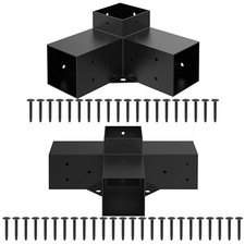 Kit Staffe Pergola All in con Viti Adatto per Gazebo in Metallo da Giardino