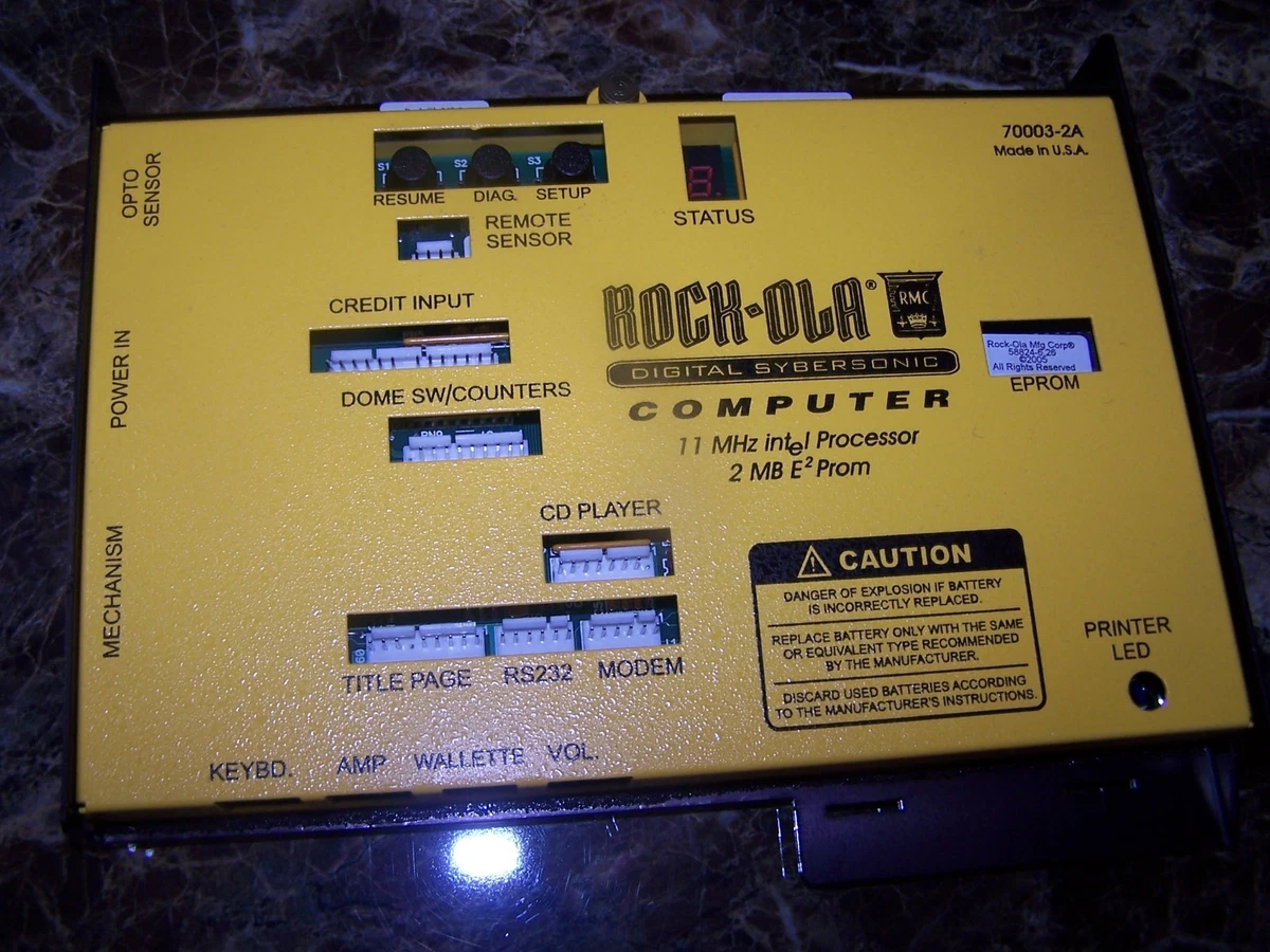 Rockola CD Jukebox Indiana Collectible Jukebox Replacement Parts