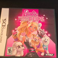 Barbie: Groom and Glam Pups Nintendo DS THQ 2010 Manual Simulation E
