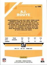 2019 Donruss #126 A.J. Bouye Press Proof Blue