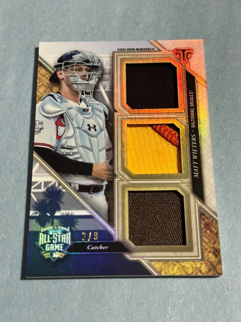 2017 Topps Triple Threads - All Star Patches Matt Wieters #ASP-MW /9 (MEM)