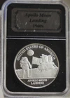 American History 1 oz Proof .999 Silver Coin "1960's Apollo Moon Landing"