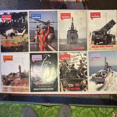 Soldat Und Technik 1989 Konvolut 8 Hefte D 6323 E