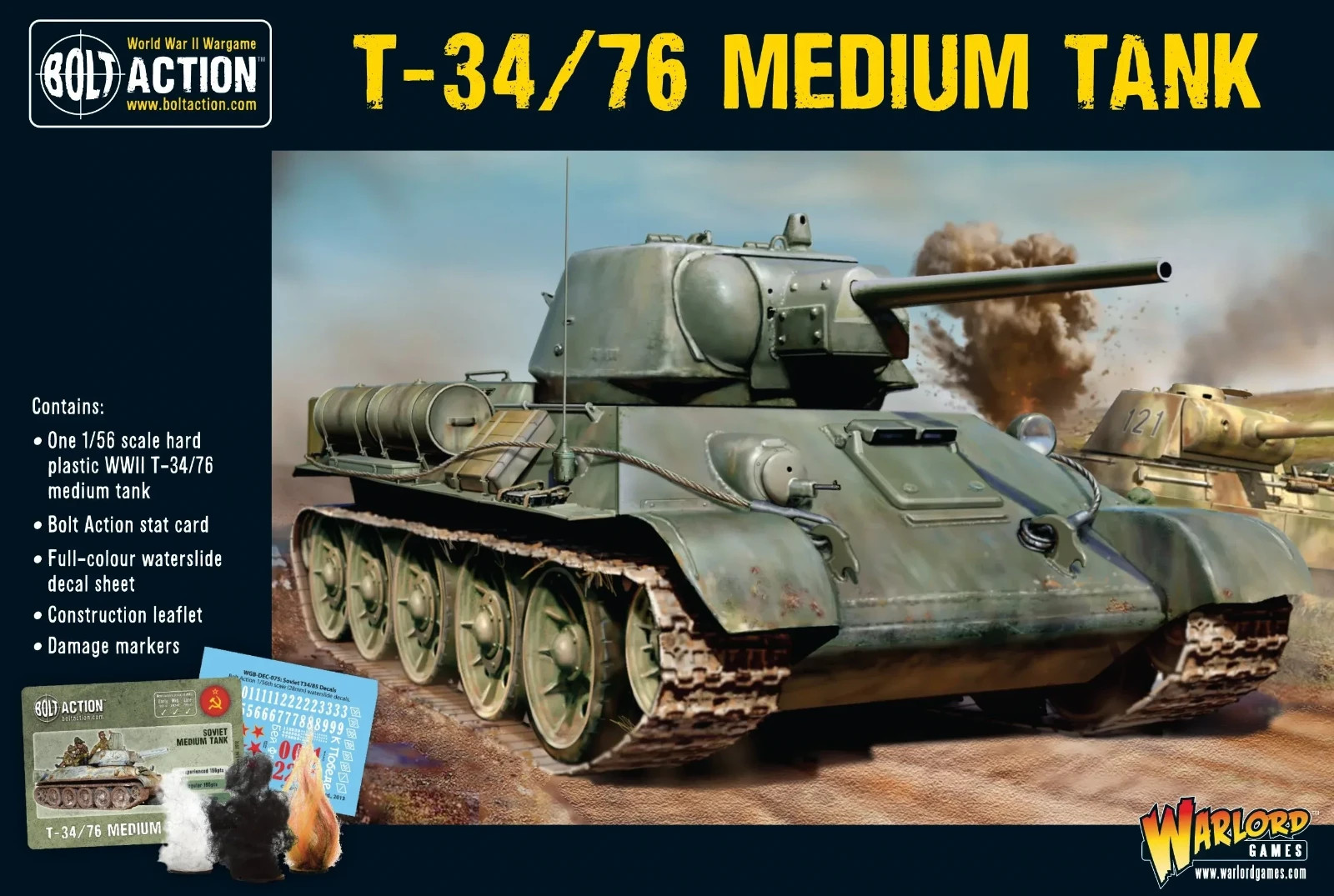 Bolt Action T-34/76 Medium Tank Miniature