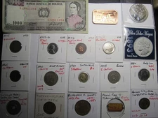 Misc Lot #1 of Coins, Tokens, Medals, World, Plated, and Junk Drawer Misc