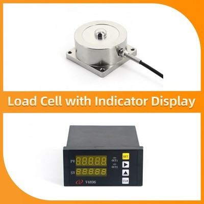 Digital Force Gauge with Load Cell Sensor Test Force Weight Pressure 0-5T