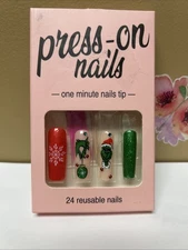 False Nails-THE GRINCH-One Minute Nail Tips