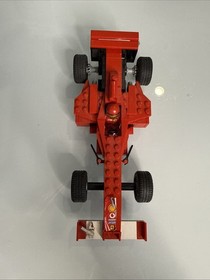 Vtg LEGO Racers: Ferrari F1 Racer (8362) Set Complete And Working 2004 1:24