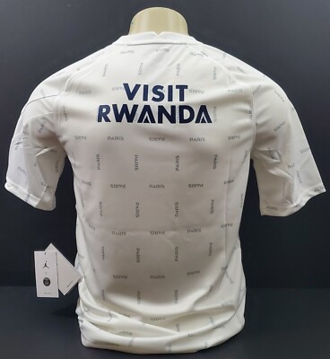 Nike PSG X Jordan 4th Pre Match Jersey, White/Navy, Size M | eBay