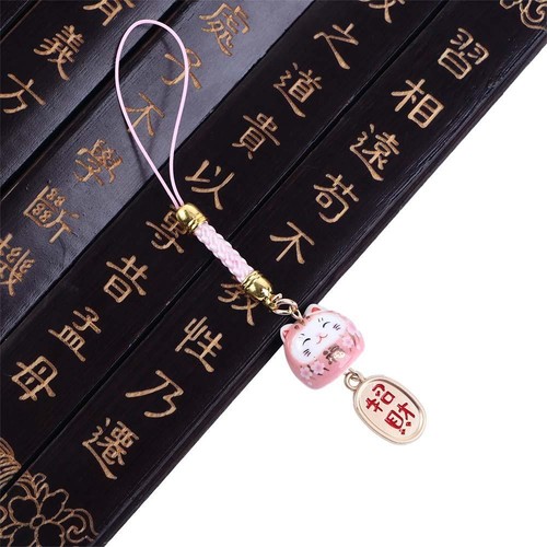 Pendant Phone Hang Rope Lucky Cat Lanyard Mobile Phone Straps Phone Lanyards - 第 6/19 張圖片