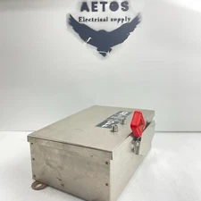 GE THN3361SS Safety Disconnect Switch Outdoor Enclosure 4X 3P 30A 600V