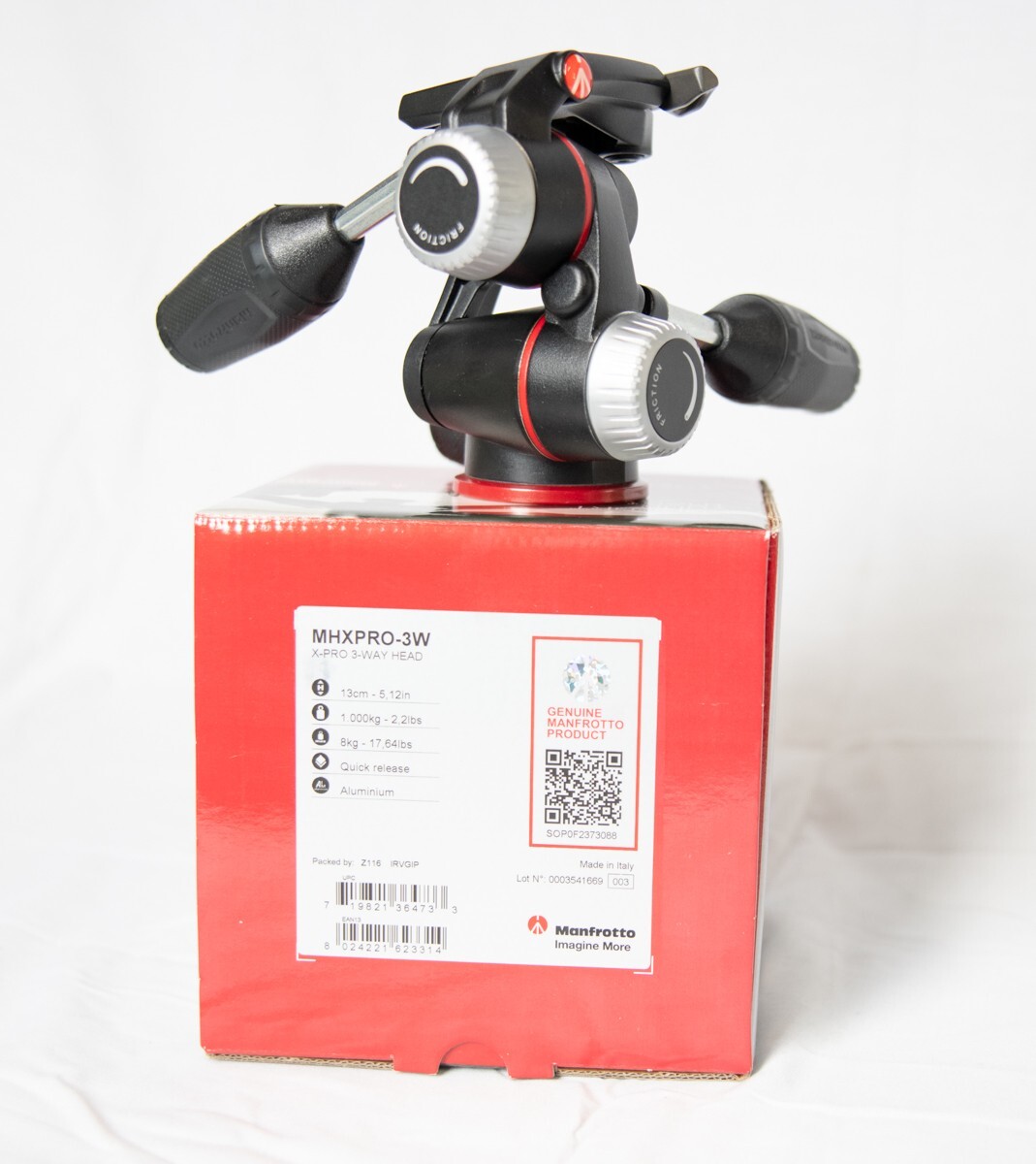 Manfrotto MHXPRO-3W Three Way Tripod Head w/ Quick Release | eBay