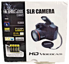 Digital 16 Mp Hd SLR Camera/Camcorder W/Cmos Image Stabilizer Sensor NEW