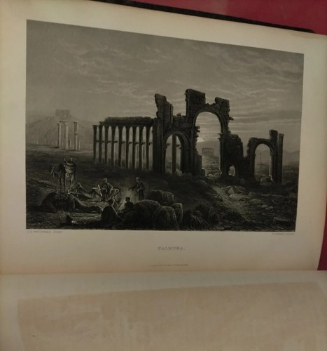 1883 PICTURESQUE PALESTINE Sinai Egypt Vol. I Gold Folio Antique Book Vintage - Picture 17 of 22
