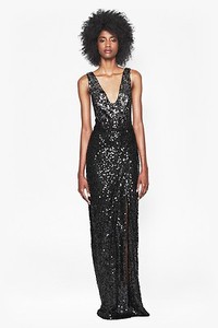 french connection black maxi dress