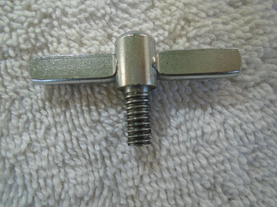 (1) VINTAGE SLINGERLAND WS-23 WING SCREW-FLAT BASE CYMBAL STAND-VG! - Image 4 of 4