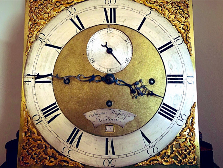 Mahogany Longcase Clock by Thomas Wagstaffe Grelly USA