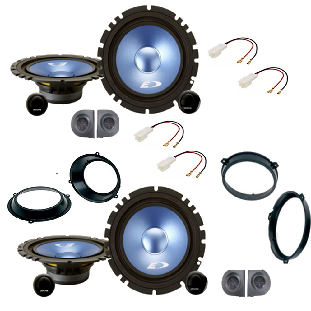 Migliora i tuoi Viaggi: Kit 8 Casse Alpine per Fiat Panda 2003-2012
