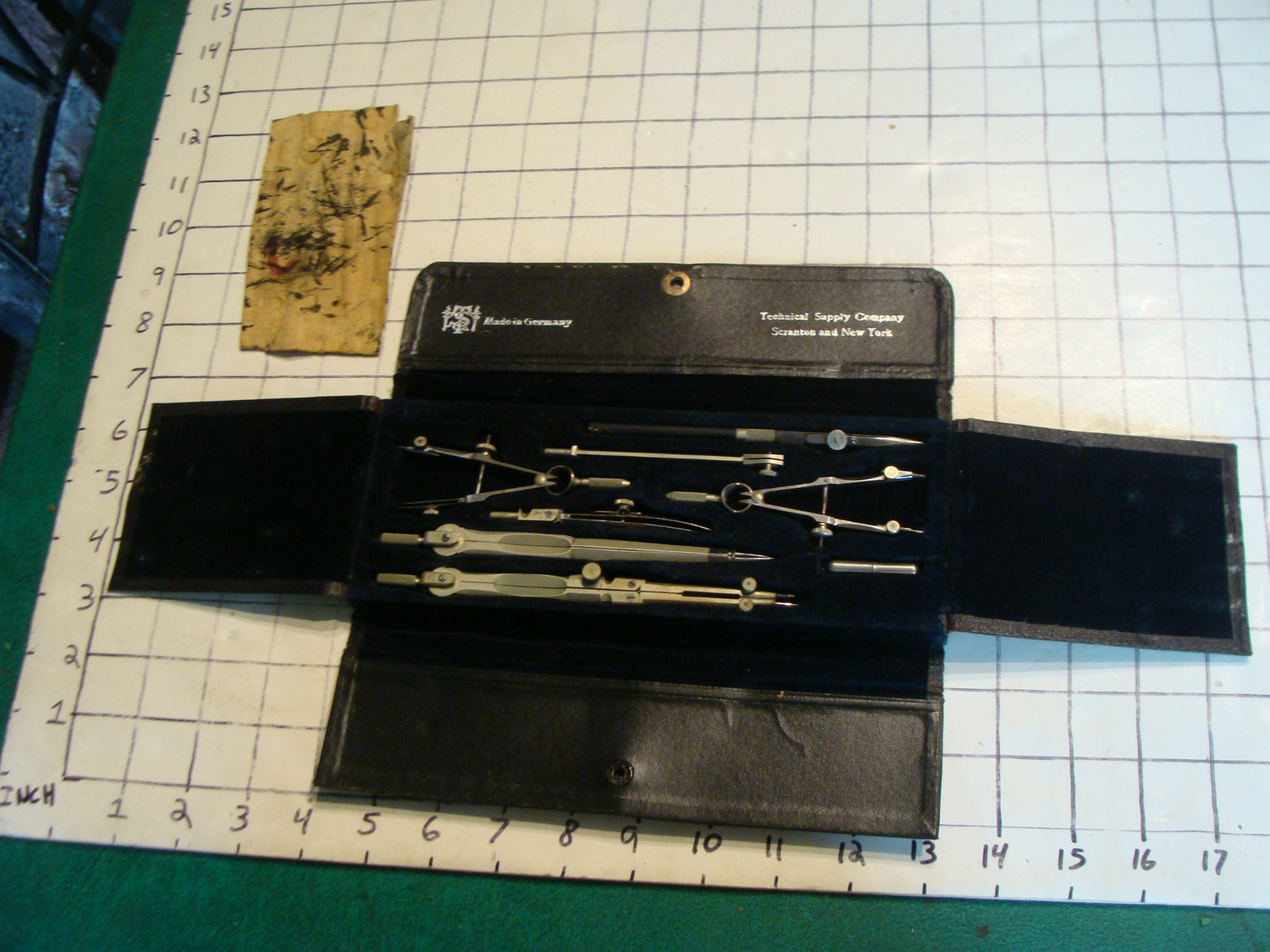vintage COMPASS Set from TECHNICAL SUPPLY CO. scranton & new york