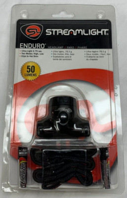 Streamlight 61400 Enduro Headlamp Black W/ White LED