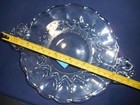Viking Glass PRINCESS CLEAR Handled Plate Paneled Ribbed 7"  Sticker — photo 4