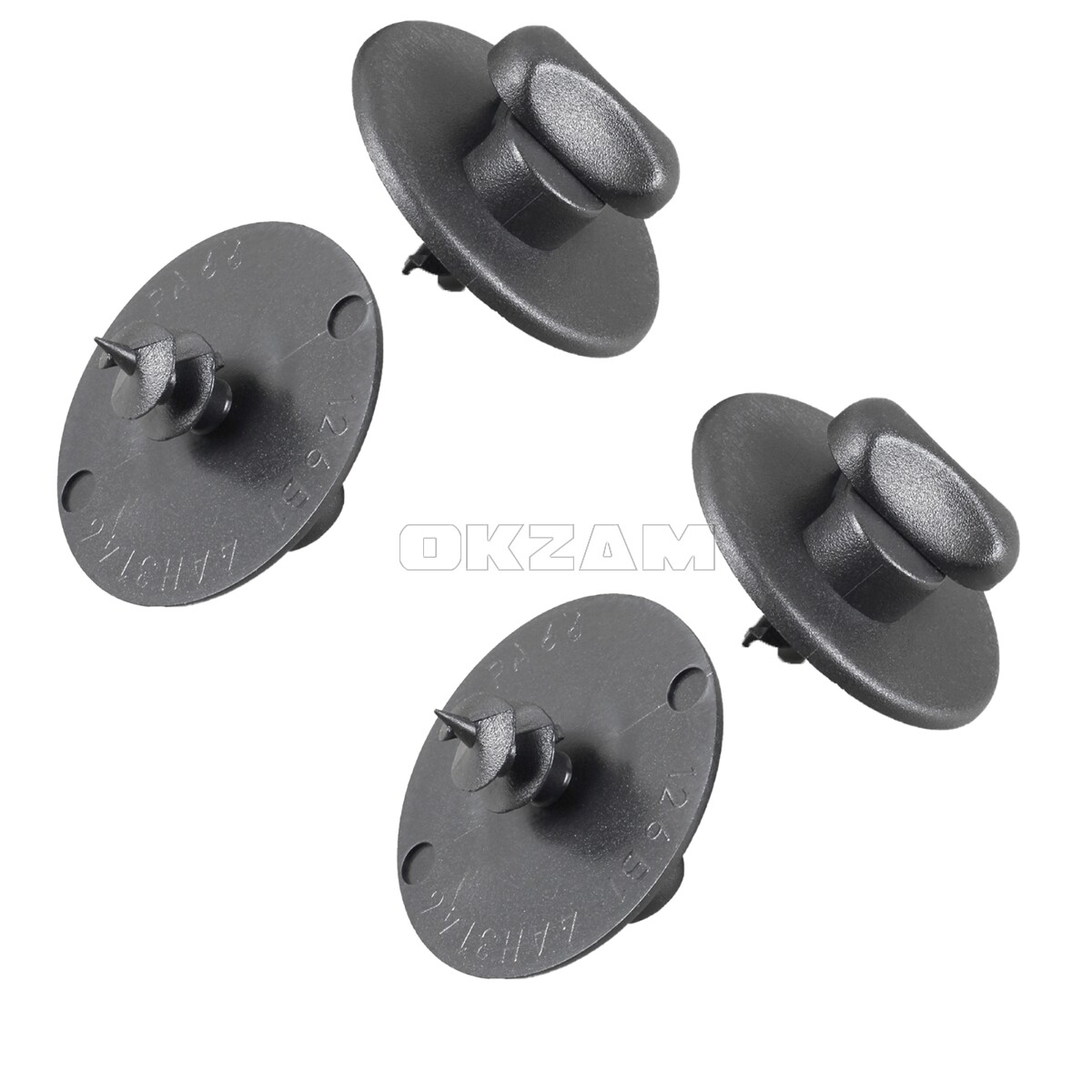 Autofußmatten Clips 10-tlg - Rutschfeste Halterung, Transparent