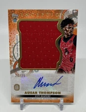 2022-23 Topps Inception OTE Ausar Thompson Auto Jumbo Relic Orange /25 #AJRC-AUT