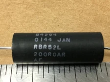 (1 PC)  IRC  RBR52L200R0AR  WIRE WOUND FIXED RESISTOR  NSN#  5905-01-256-3743