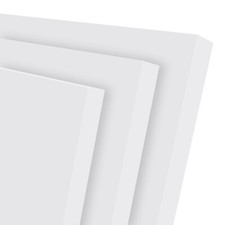 FOREX® PVC-Hartschaumplatte Zuschnitt Weiß 3mm 5mm 10mm RAL 9010 PVC Platte