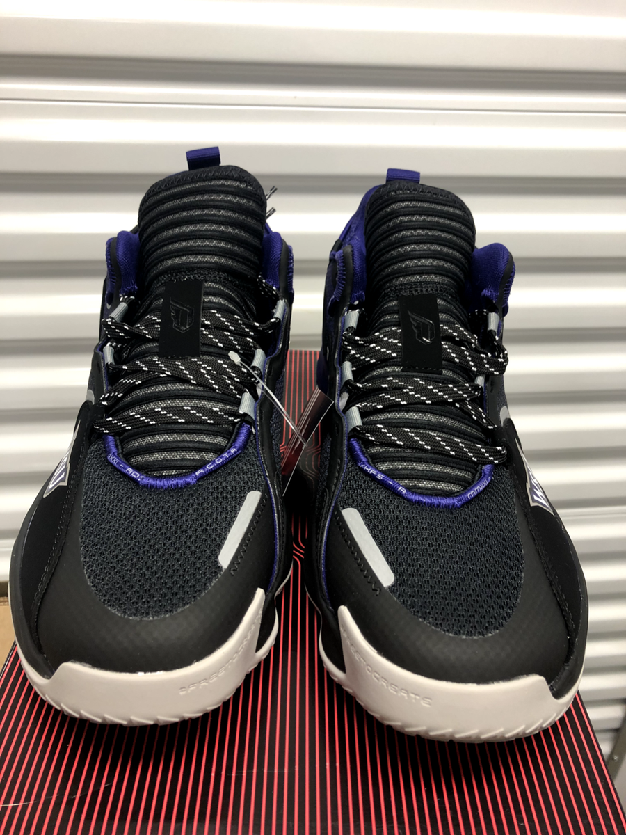 RARE Adidas DAME 7 EXTPLY WEBER STATE PE Black Purple 13  display picture 1