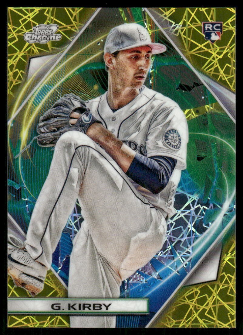 J210 GEORGE KIRBY RC 2022 TOPPS COSMIC CHROME GOLD INTERSTELLAR REFRACTOR /50
