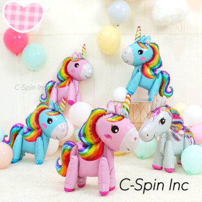 3x 3D Unicorn Foil Balloons Helium Balloon Birthday Baby Shower Bride Party Cute