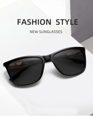 New Full Frame Unisex Fashion Retro Polarized Glasses Outdoor Sunglasses  23006