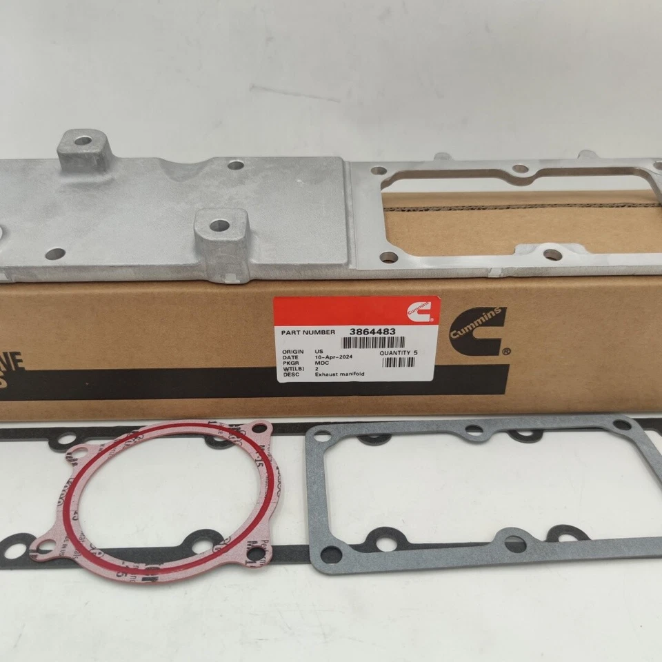 Intake Manifold Plenum Plate Cover3864483 Fit for Dodge Ram Cummins Heater 6.7L — 第 3/4 张图片