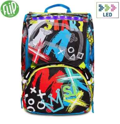 SEVEN BIG GLITZLED BOY EXTENDABLE BACKPACK