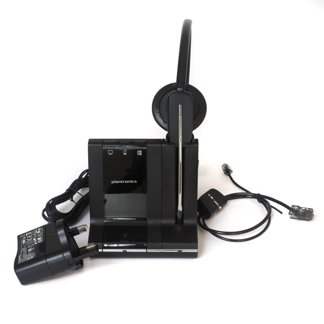 Plantronics WO2A Wireless Headsets,Base,AC Charger,Phone