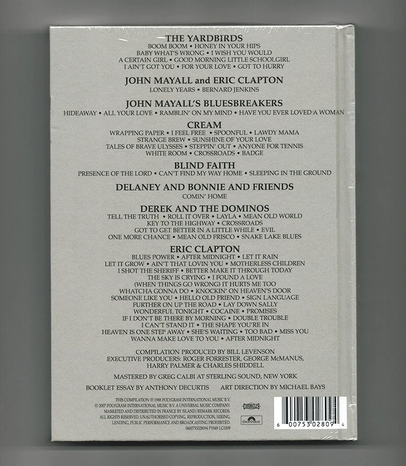 Eric Clapton - Crossroads [4CD], Digibook, Blind Faith, Yardbirds, New & Sealed - Image 2 of 4