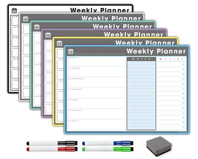 A3 Magnetic Weekly Planner, Dry Wipe Meal Planner Magnet, Fridge Calendar Daily | eBay a3-magnetic-weekly-planner-dry-wipe-meal-planner-magnet-fridge-calendar-daily-ebay
