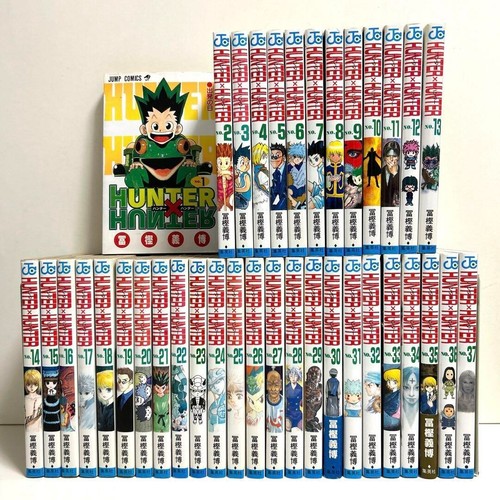 HUNTER x HUNTER vol.1-37 Manga set all volumes by Togashi Yoshihiro