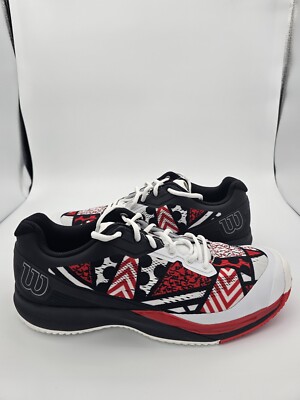 Wilson Rush Pro 3.5 Britto White Black Red Tennis Shoes Mens Sz 12.5 (WRS328510) Wilson Rush Pro 3.5 Britto White Black Red | Mercari main image 3
