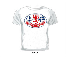 Vintage DRAG/GASSER/MIDGET/HARDTOP/NASCAR Race T-shirt "KING OF THE ROAD."
