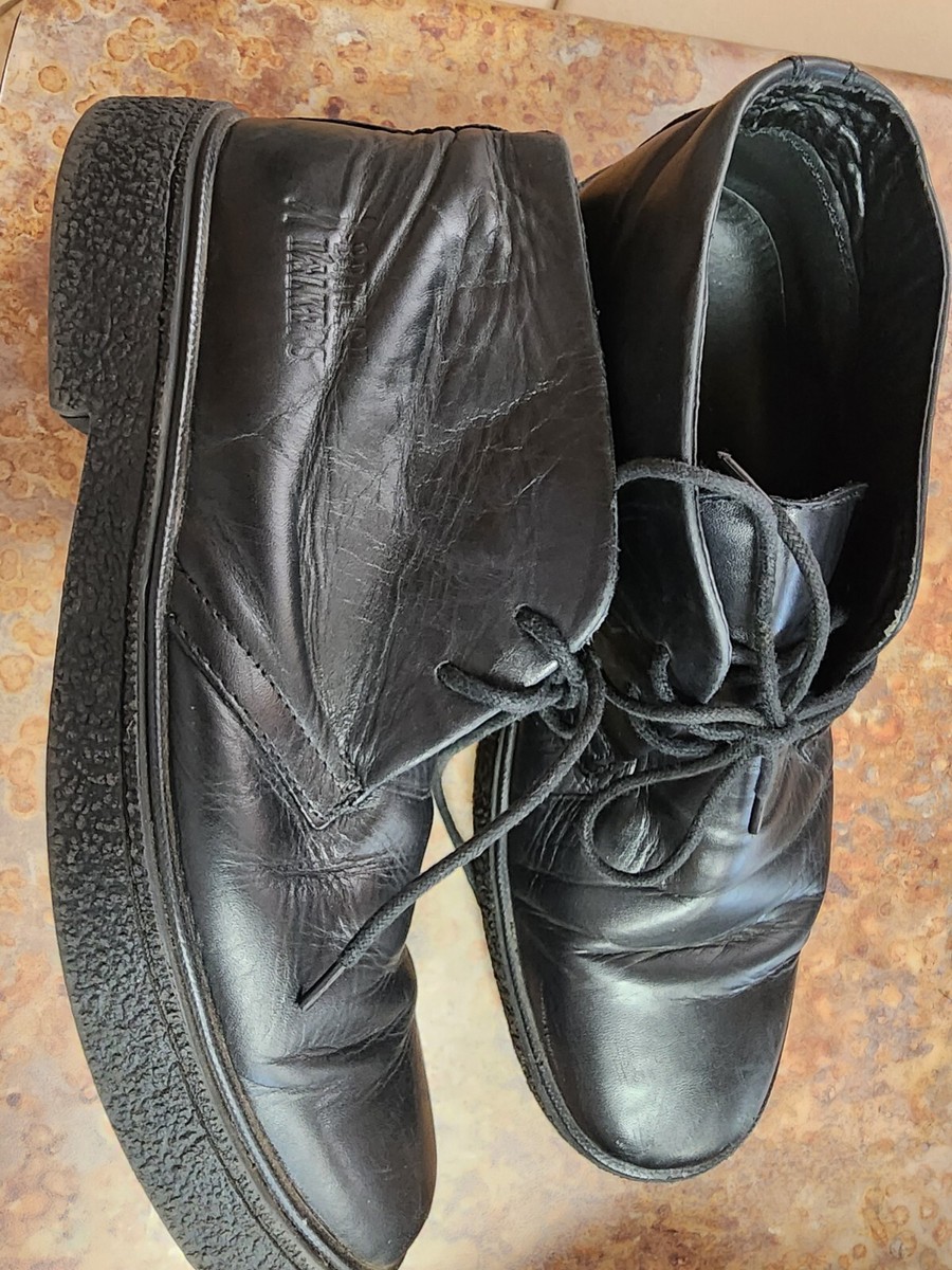 British Walker Mens Shoes Playboy High Top Chukka Boot Black  display picture 2
