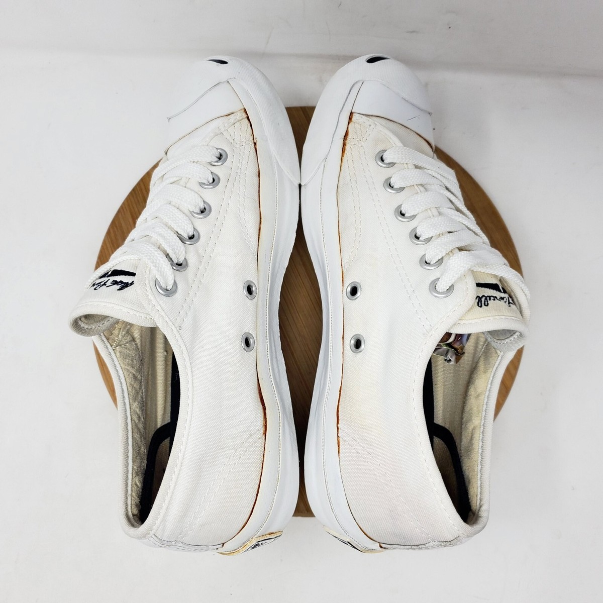 Converse Jack Purcell Shoes Womens 6 Sneakers White Canvas