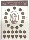 Lincoln Wheat-Ear Penny Collection 1934-1958 Includes Pennys New Board