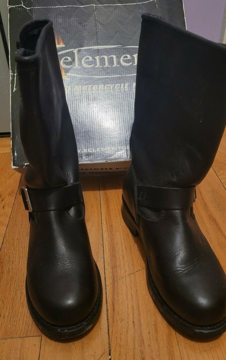 Men’s Element X Size 9 M Black Waterproof Leather Pull On Motorcycle Boots 1502-3_02fbc8ab-be82-44ba-9baa  main image 3