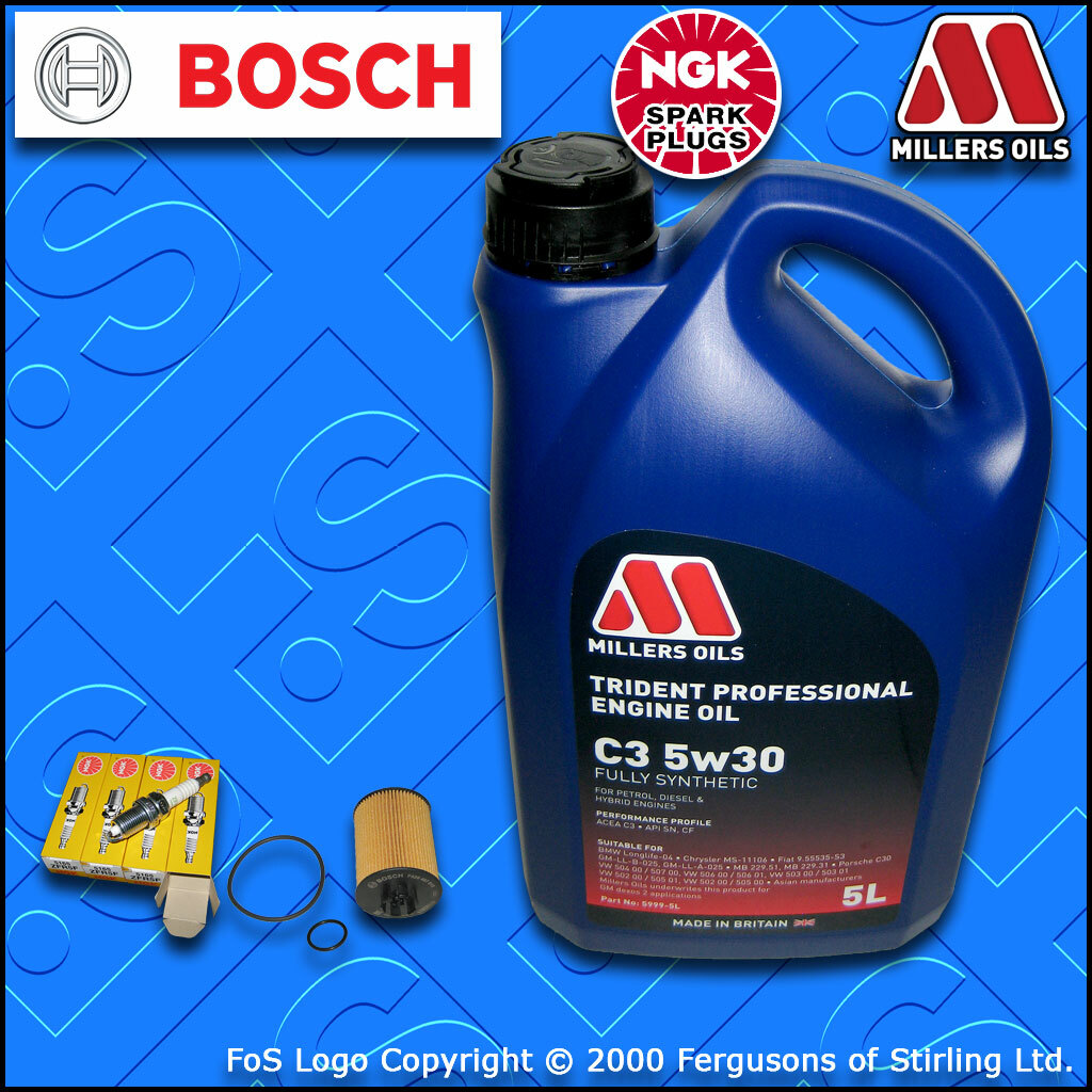 SERVICE KIT for OPEL VAUXHALL MERIVA A 1.4 OIL FILTER PLUGS +5L OIL (2003-2007)