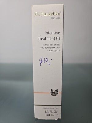 Dr. Hauschka Intensive Treatment 01 1.3oz 40 ml Skin Care Oil ACNE TEEN UNDER 25