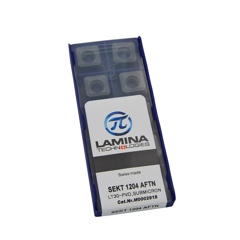 Insertos de carburo CNC LÁMINA SEKT1204AFTN LT30 10 un. Foto 2 de 3