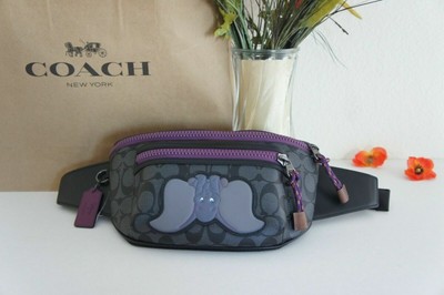 coach terrain belt bag in signature canvas